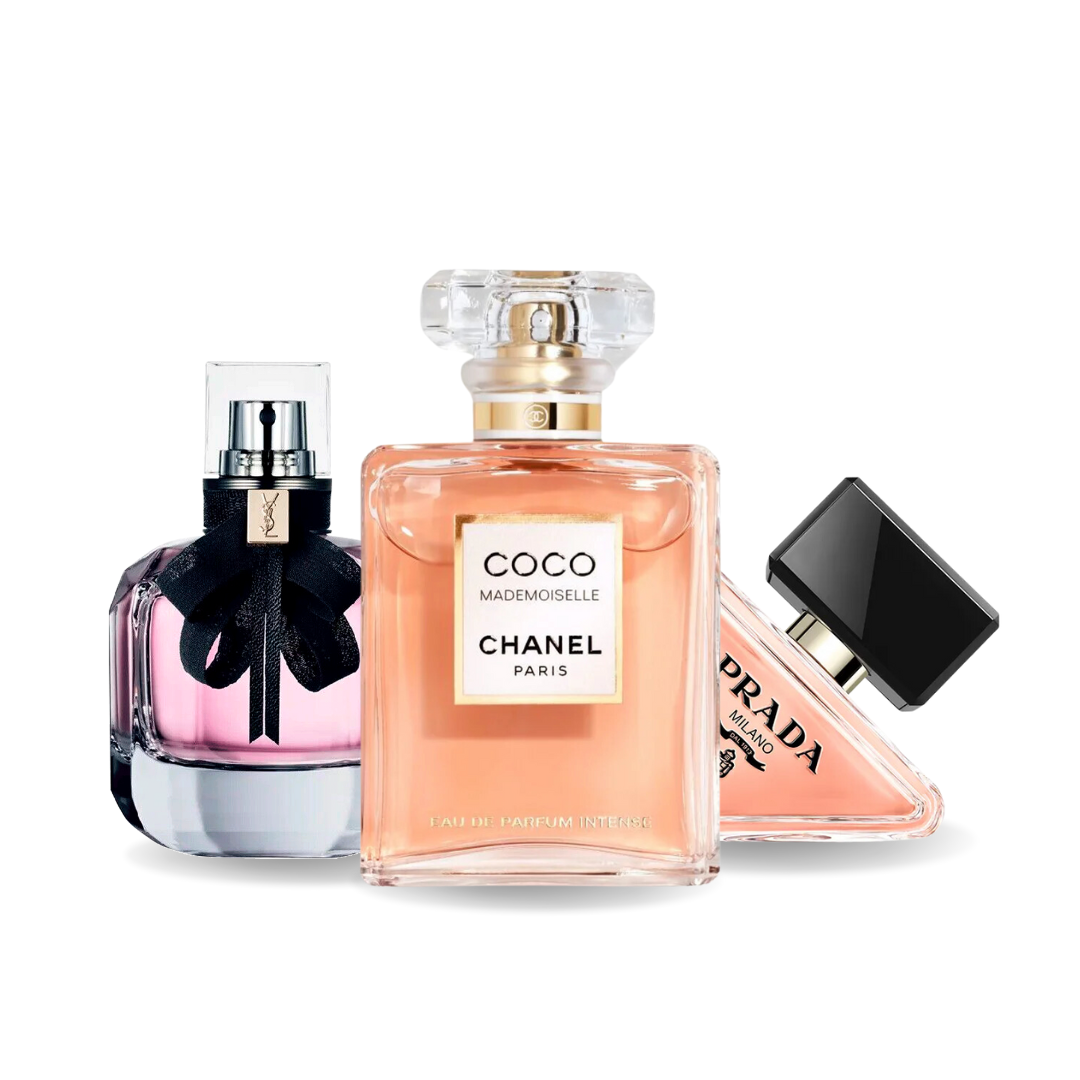 Pack promotionnel de 3 parfums – Prada Paradoxe, Coco Mademoiselle et Mon Paris 100ML